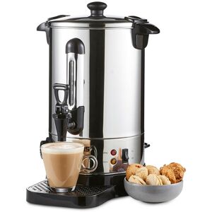 Geepas Electric Catering Urn, 950W Instant Hot Water Boiler Dispenser, Tea Urn Kettle -7 Litre, Stainless Steel – 2 Year Warranty Silver 7L Image