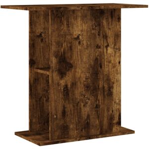 Vidaxl Aquarium Stand Engineered Wood Smoked Oak 72.5 cm H x 36 cm W x 75 cm D Image