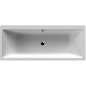 Nuie Asselby Insert Back to Wall Bathtub White 40cm H x 75cm W x 170cm L Image