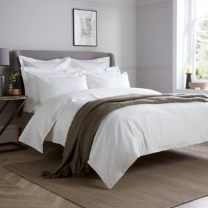17 Stories Luxury 800 Thread Count Contrast Wide Border Sateen Duvet Cover White/White Kingsize Image