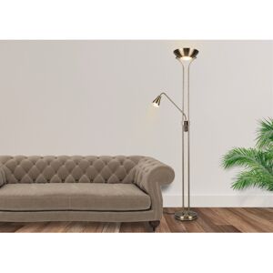 Metro Briajah 181.5 Floor Lamp Antique Brass 181.5cm H X 28cm W X 28cm D Image