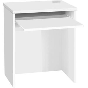 17 Stories Haajra Computer Desk White 72cm H x 60cm W x 54cm D Image