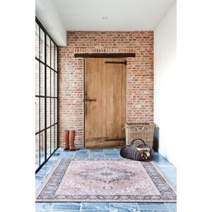 Fernleaf Billie Flatweave Grey/Pink/Charcoal Rug Grey/Pink/Charcoal Rectangle 160cm x 230cm Image