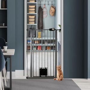 Bettacare Metal Pressure Mounted Pet Gate White 120.3 - 127.9cm Image