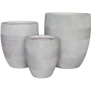 Ivy Bronx POPPY VASE SET Beige 32cm H X 27cm W X 27cm D Image