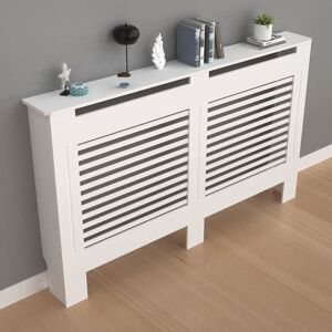 ClassicLiving Abbi Extra Large Radiator Cover White 101.5cm H x 172cm W x 19cm D Image