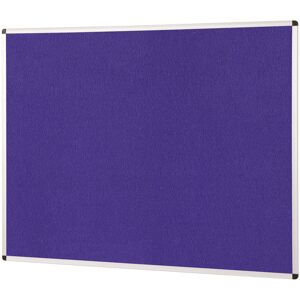 Symple Stuff Wall Mounted Bulletin Board Purple 90 cm H x 120 cm W x 1.2 cm D Image