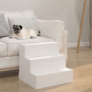 Archie & Oscar Hensley Pet Stairs White 35 H x 40 W x 37.5 D Image