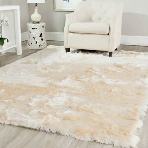 Fjørde & Co Stalham Shag Hand Tufted Ivory Rug Ivory Rectangle 183 x 274 cm Image