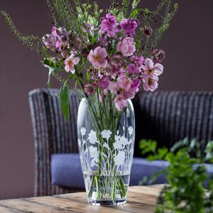 Dartington Crystal Bloom Table Vase Clear 30cm H X 16.4cm W X 16.4cm D Image