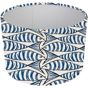 House of Hampton Padstow Table Lamp Blue;White 25" H x 40" W x 40" D Image