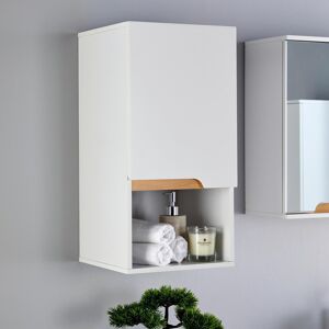 Zipcode Design™ Florence Ruairidh Wall Bathroom Cabinet White 60cm H X 40cm W X 30cm D Image