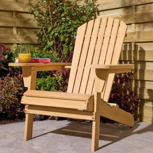 Rowlinson Sandown Adirondack Chair Brown 93.5cm H X 77cm W X 89cm D Image