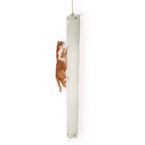 Archie & Oscar Hillside Scratching Post Off White 180cm H X 16cm W X 16cm D Image