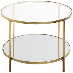 Canora Grey Andersonburg Side Table with Storage Clear 45cm H X 60cm W X 60cm D Image