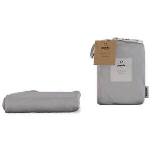 Panda 100% Bamboo Duvet Cover - Hypoallergenic and Breathable Grey Super King Duvet Cover Image