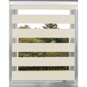 Fernleaf Tiverton Zebra Day and Night Room Darkening Roller Blind Cream 165 cm L x 120 cm W Image