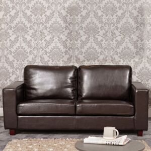 ClassicLiving Acorn Oaks 3 Seater Sofa Brown 87cm H X 176cm W X 86cm D Image