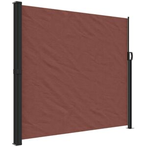 17 Stories Retractable Side Awning Brown 180cm H x 500cm W Image