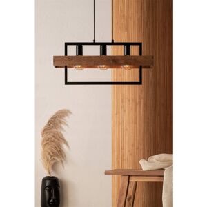 Rio Enan Square / Rectangle Pendant Black/Brown;Black;Brown 80 x 61 x 15cm Image