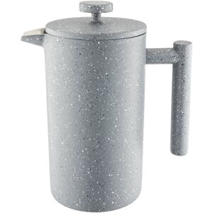 Grunwerg Café Olé CFD Cafetière, Double Walled Stainless Steel French Press Coffee Maker Grey 22.5cm H x 15cm W x 13cm D Image
