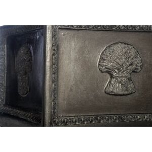Astoria Grand Pendle Fiberglass Planter Box Faux Lead 38 cm H x 38 cm W x 38 cm D Image