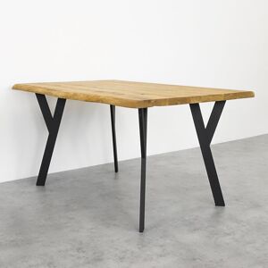 Alpen Home Uma Dining Table Oak Wood 90cm W x 120cm L Image
