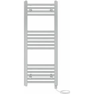 Symple Stuff Straight Towel Rail Heated Towel Rails Chrome 100cm H x 40cm W x 3cm D Image