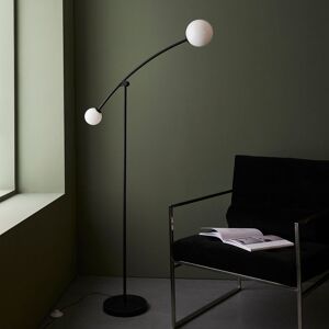 George Oliver Corso 140cm Arc Floor Lamp Black 140cm H X 26cm W X 74cm D Image