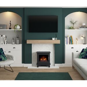 Flare Southgate Electric Stove Black 58.5cm H X 55cm W X 29.7cm D Image
