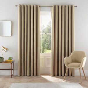 Helena Springfield Eden Lined Curtains Linen 168cm Width x 138cm Drop Image