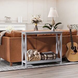 Longshore Tides Chacon 100Cm Console Table Grey 80.5cm H X 100cm W X 30cm D Image