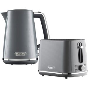 Daewoo Stirling 1.7L Plastic Electric Kettle Grey 1.7L Image