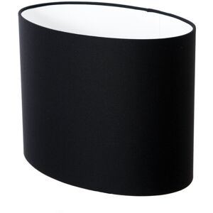 17 Stories 45cm Cotton Oval Lamp shade Black 28cm H x 40cm W x 25cm D Image