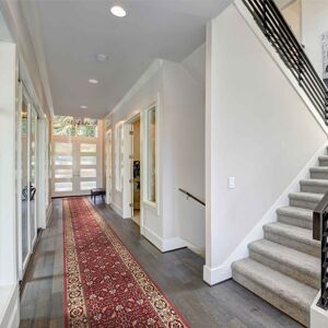 ClassicLiving Bainbridge Looped Red Indoor/Outdoor Rug Red Runner 240cm x 100cm Image