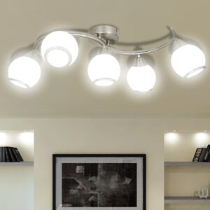 17 Stories 5-Light Flush Mount Satined Nickel 17cm H X 60cm W X 60cm D Image