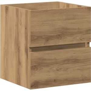 Ebern Designs Cunigan 41Cm W x 45Cm H x 38.5Cm D Wall Mounted Bathroom Cabinet Artisan Oak 45cm H X 41cm W X 38.5cm D Image