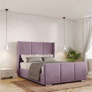 Canora Grey Berlin Bed Frame Lilac Double (4'6) Image