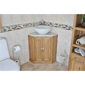 Belfry Bathroom Dees Free-Standing Corner Vanity Unit 1,100mm H X 550mm W X 530mm D Image