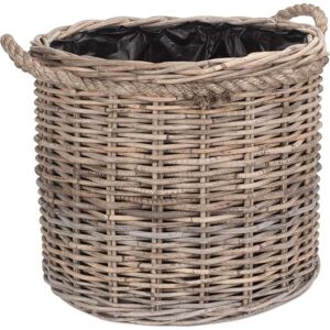 August Grove Eaman Rattan Plant Pot 39cm H x 45cm W x 45cm D Image