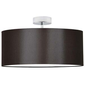 17 Stories Audriona 1-Light Semi Flush Mount Chrome/Brown 25cm H x 30cm W x 30cm D Image