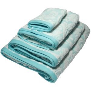 Rosdorf Park 7 Piece Towel Set Aqua Bath Sheet;Washcloth;Hand Towel;Bath Towel Image