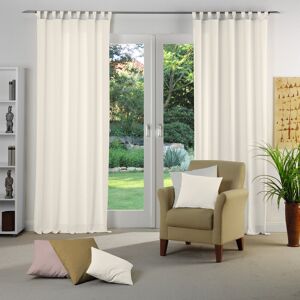 Wirth Newbury, looped curtain, opaque Cream 130cm wide x 375cm high Image