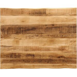 Alpen Home Table Top Rectangular Solid Wood Rough Mango Wood 3.8cm H x 100cm W x 80cm D Image