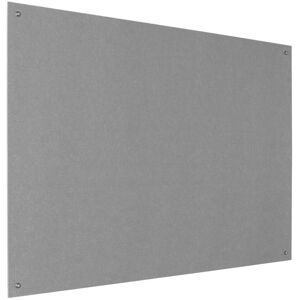 Symple Stuff Wall Mounted Reversible Bulletin Board Grey 90cm H x 120cm W Image