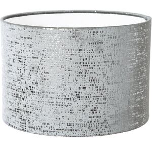 Bloomsbury Market 70cm Velvet Drum Lamp shade Grey 30cm H x 70cm W x 70cm D Image