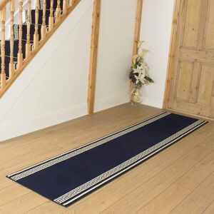 World Menagerie Agincourt Tufted Blue Hallway Runner Rug Blue;Blue Runner 450cm x 70cm Image