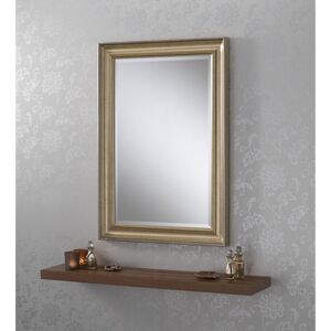 ClassicLiving Diamondback Plastic Framed Wall Mounted Accent Mirror in Gold Gold 105cm H x 75cm W Image