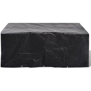 WFX Utility Patio Dining Set Cover Black 90cm H x 140cm W x 240cm D Image