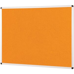 Symple Stuff Wall Mounted Bulletin Board Orange 60 cm H x 90 cm W x 1.2 cm D Image